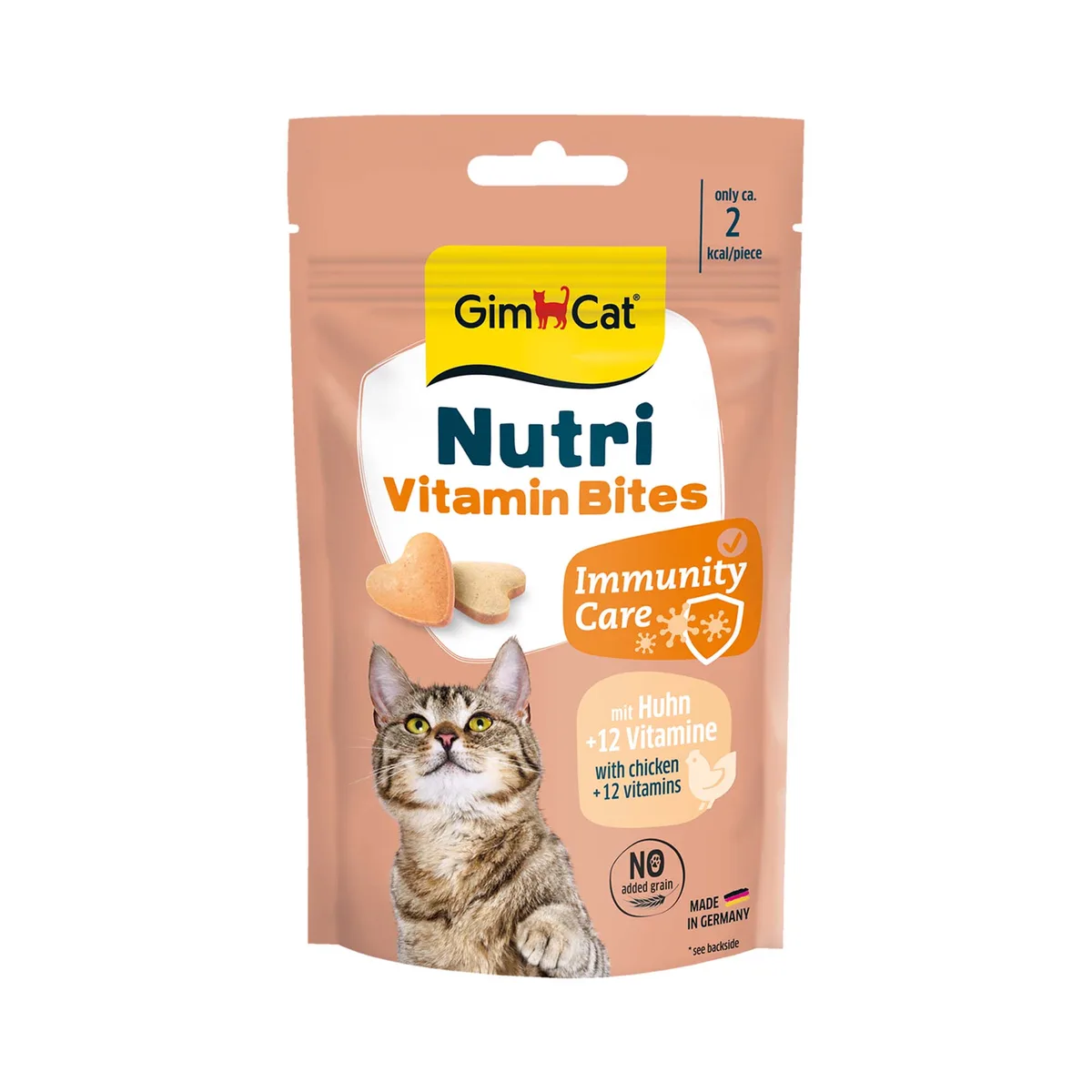40 g GimCat Nutri Vitamin Bites met kip kattensnacks van GimCat – productfoto