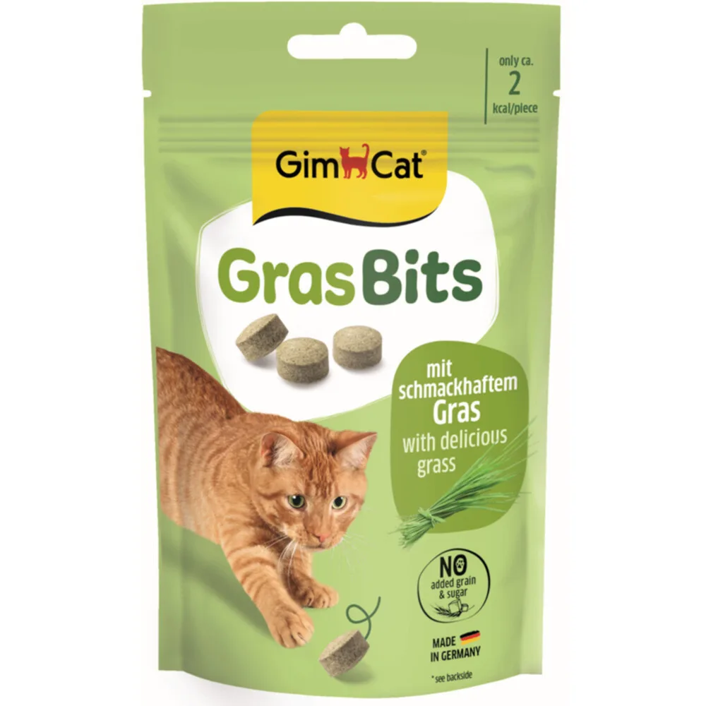 8x GimCat GrasBits 40 gr van GimCat – productfoto