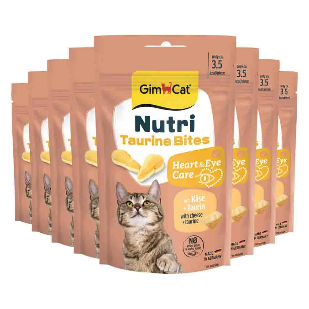 8x GimCat Kattensnack Nutri Taurine Bites 40 gr van GimCat – productfoto