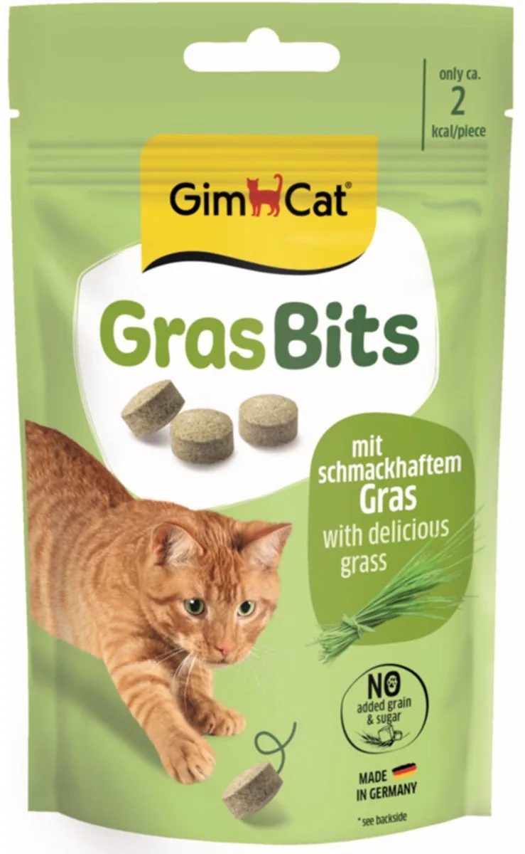 GrasBits - 8 x 40 gr - Voordeelverpakking by GimCat – product photo