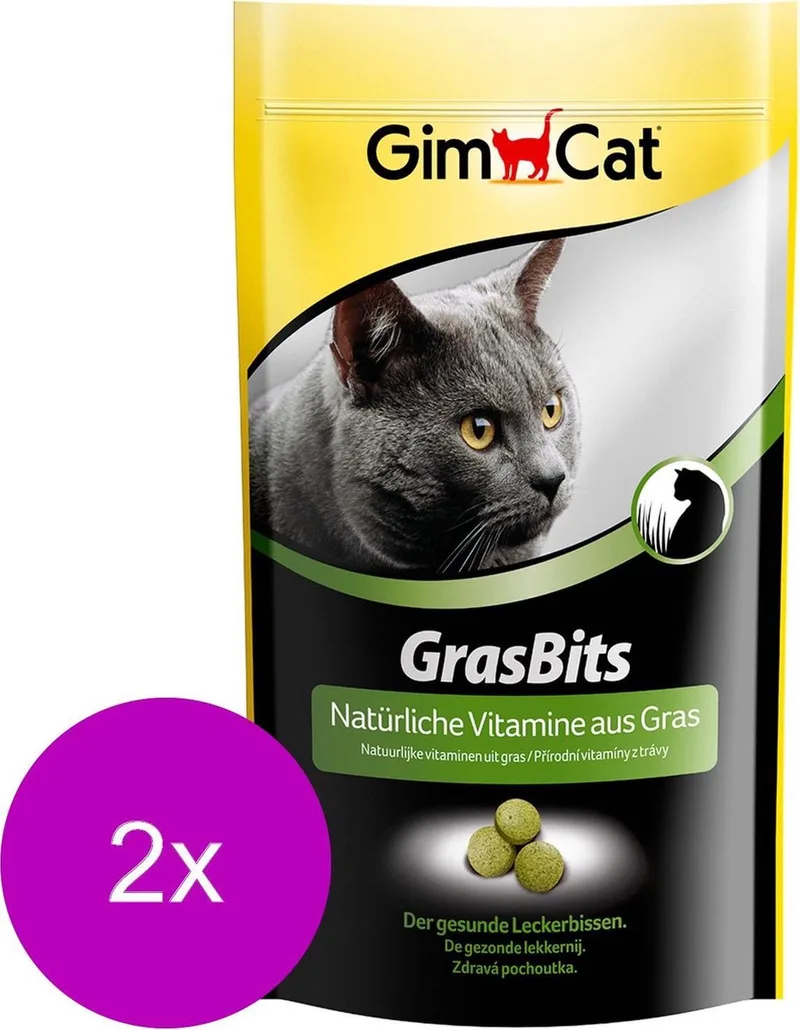 GrasBits - Kat - Snack - 2 x 40 gr von GimCat – Produktfoto