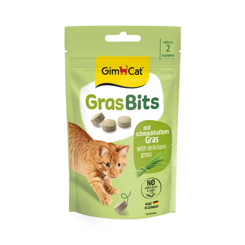 GrasBits Katzensnacks 40 g von GimCat – Produktfoto