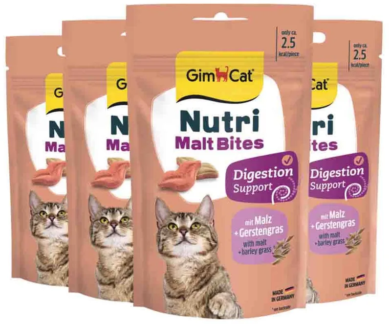 Kattensnack Nutri Malt Bites - 4 x 40 gr - Voordeelverpakking by GimCat – product photo
