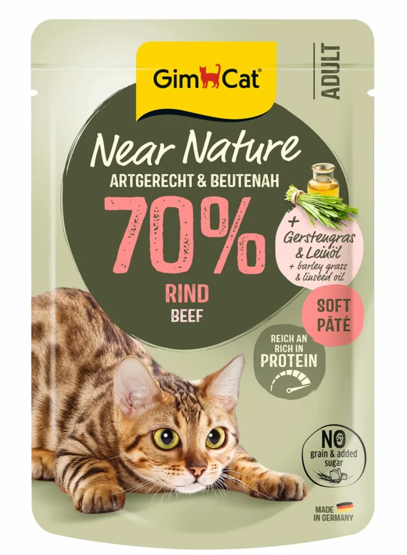 Kattenvoer Near Nature Rund - 16 x 85 gr - Voordeelverpakking by GimCat – product photo