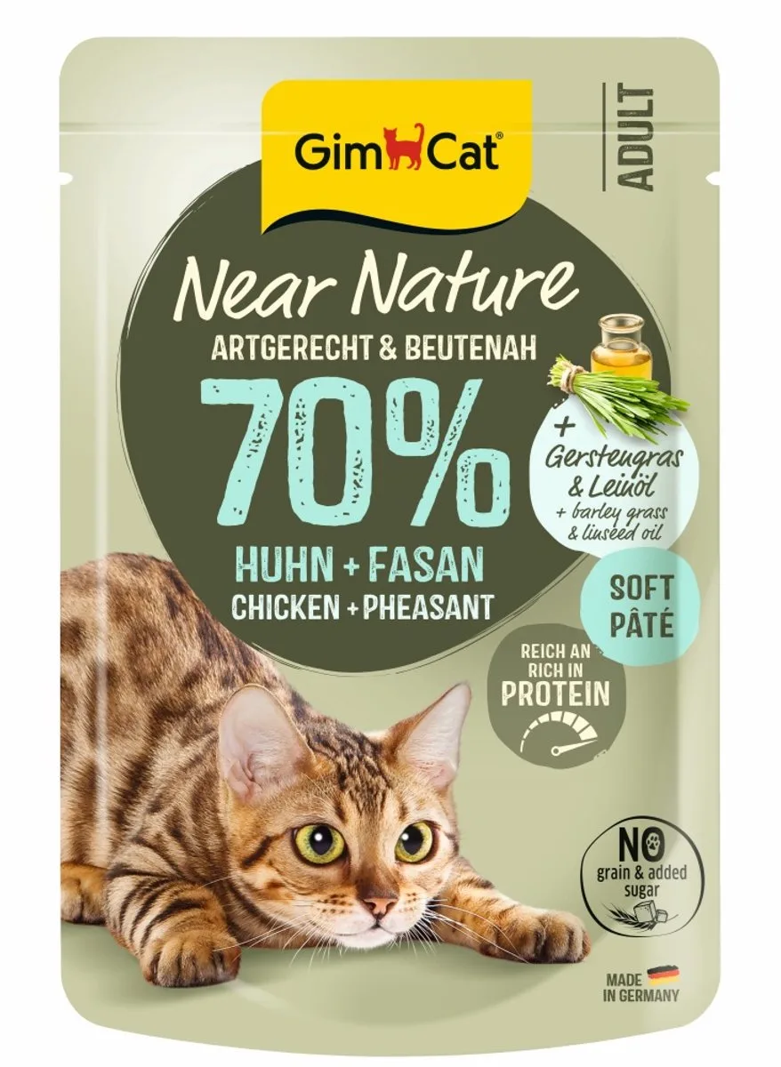 Near Nature - Kip & fazant - 16 x 85 g by GimCat – product photo
