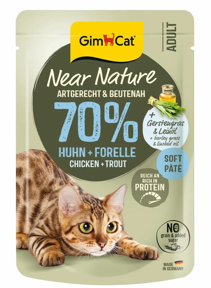 Near Nature - Huhn & Forelle von GimCat – Produktfoto