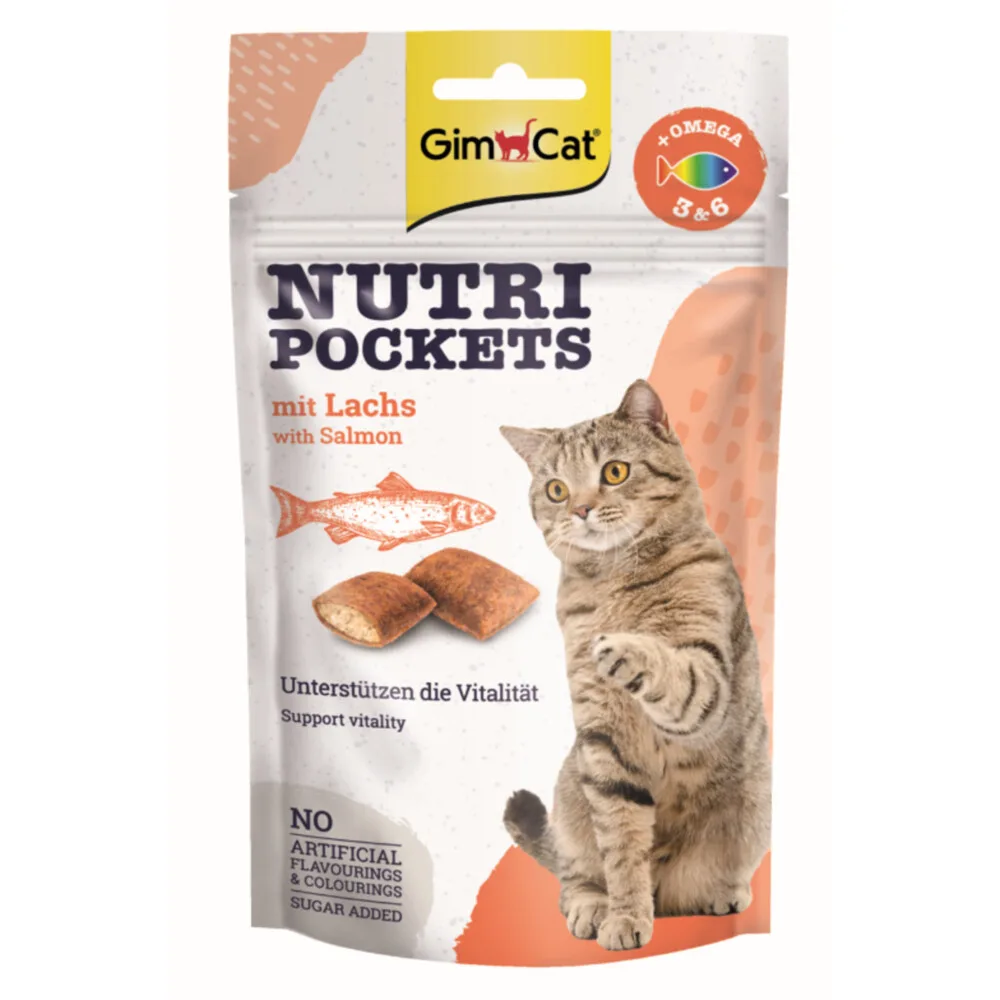 Nutri Pockets Zalm 60 gr van GimCat – productfoto