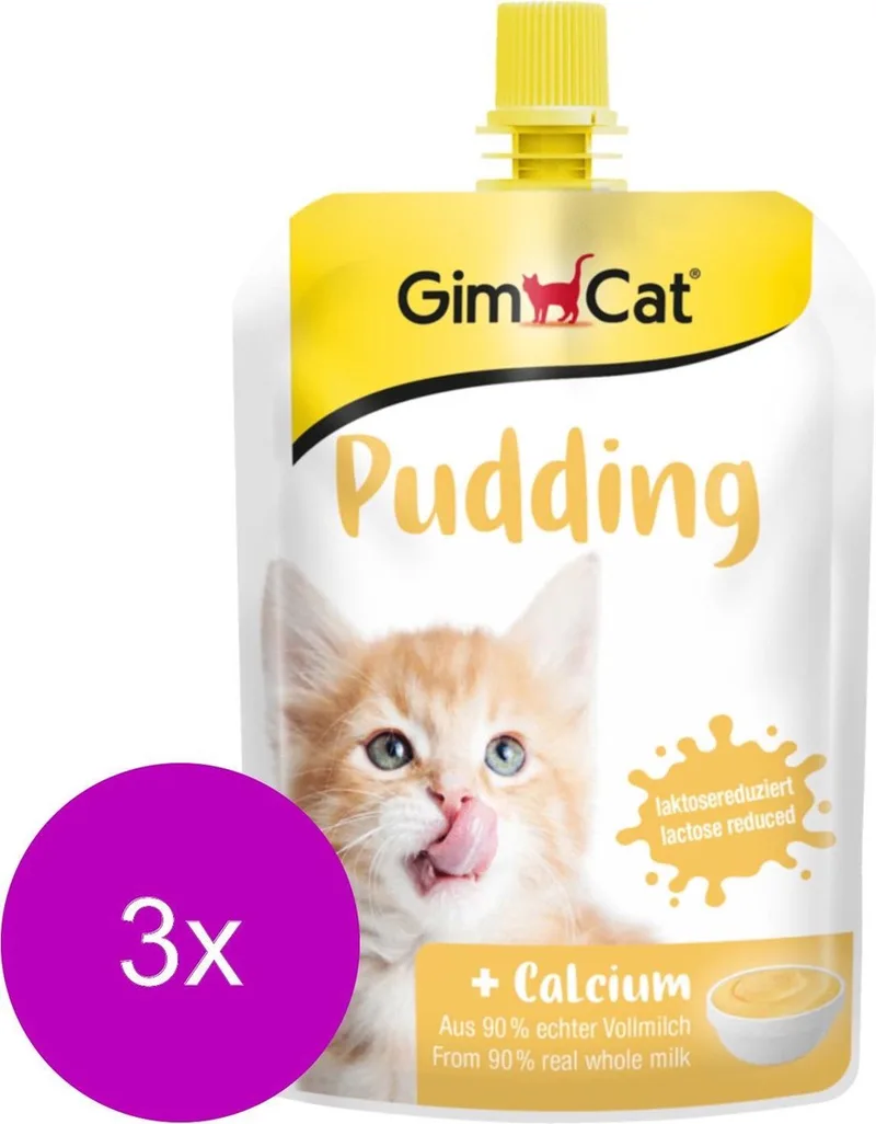 Pudding - Kat - Snack - 3 x 150 gr by GimCat – product photo