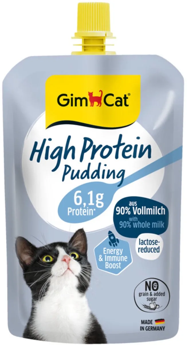 Pudding Kattensnack High Protein - 10 x 100 gr - Voordeelverpakking by GimCat – product photo