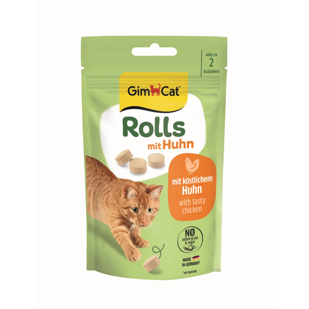 Rolls Kattensnack Kip 40 gr van GimCat – productfoto