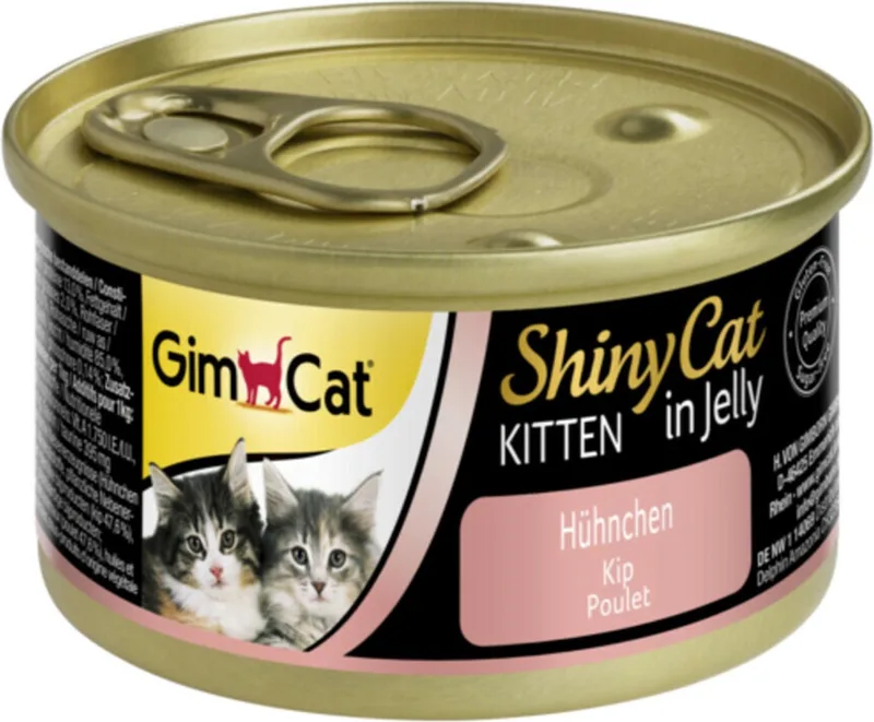 Shinycat Kitten Kip Kattenvoer - 70 gr - 24 stuks de GimCat – photo produit