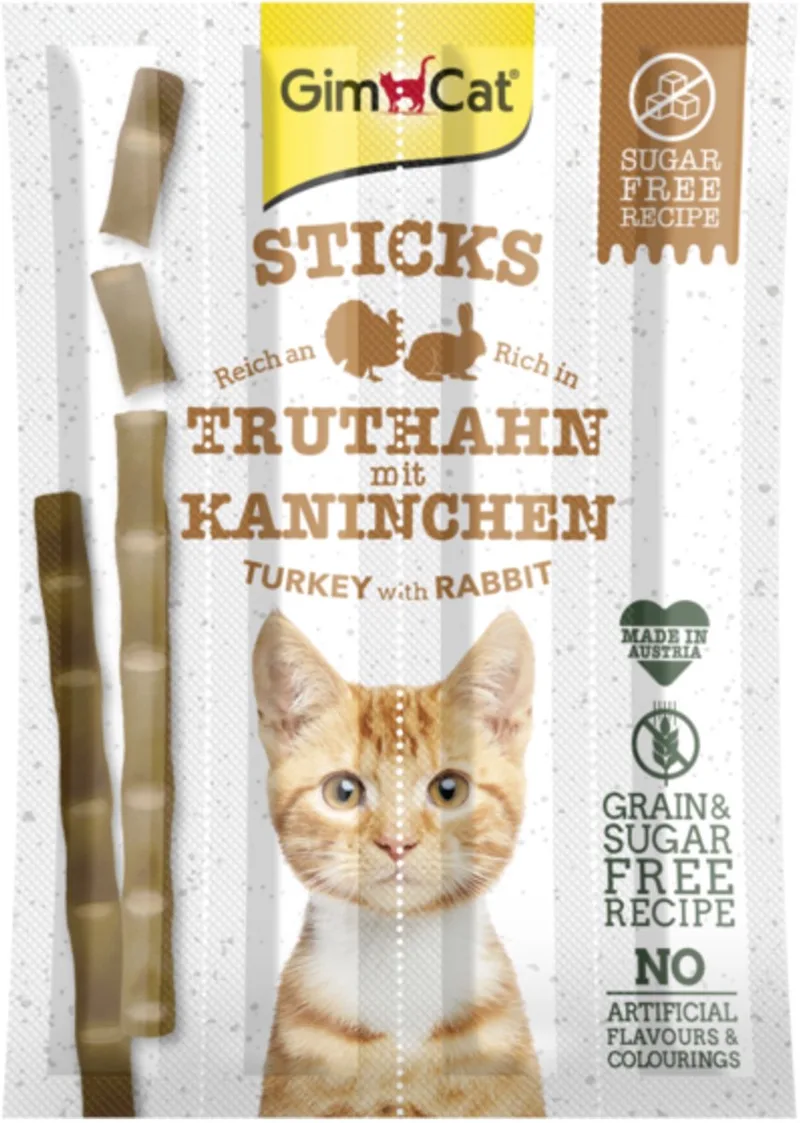 Sticks - Kattensnack - Kalkoen Konijn 20 g 4 stuks de GimCat – photo produit