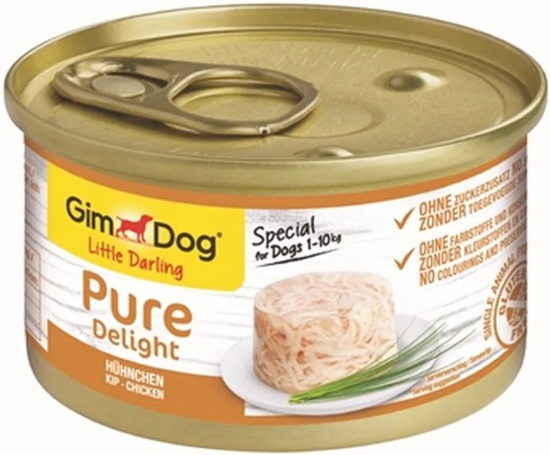 Little Darling Pure Delight - Kip - Hondenvoer - 12 x 85 g by GimDog – product photo