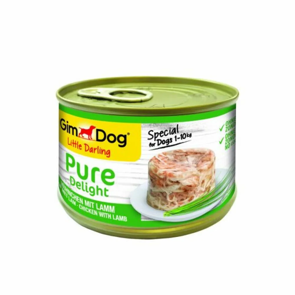 Little Darling Pure Delight Kip - Lam 150 gr van GimDog – productfoto