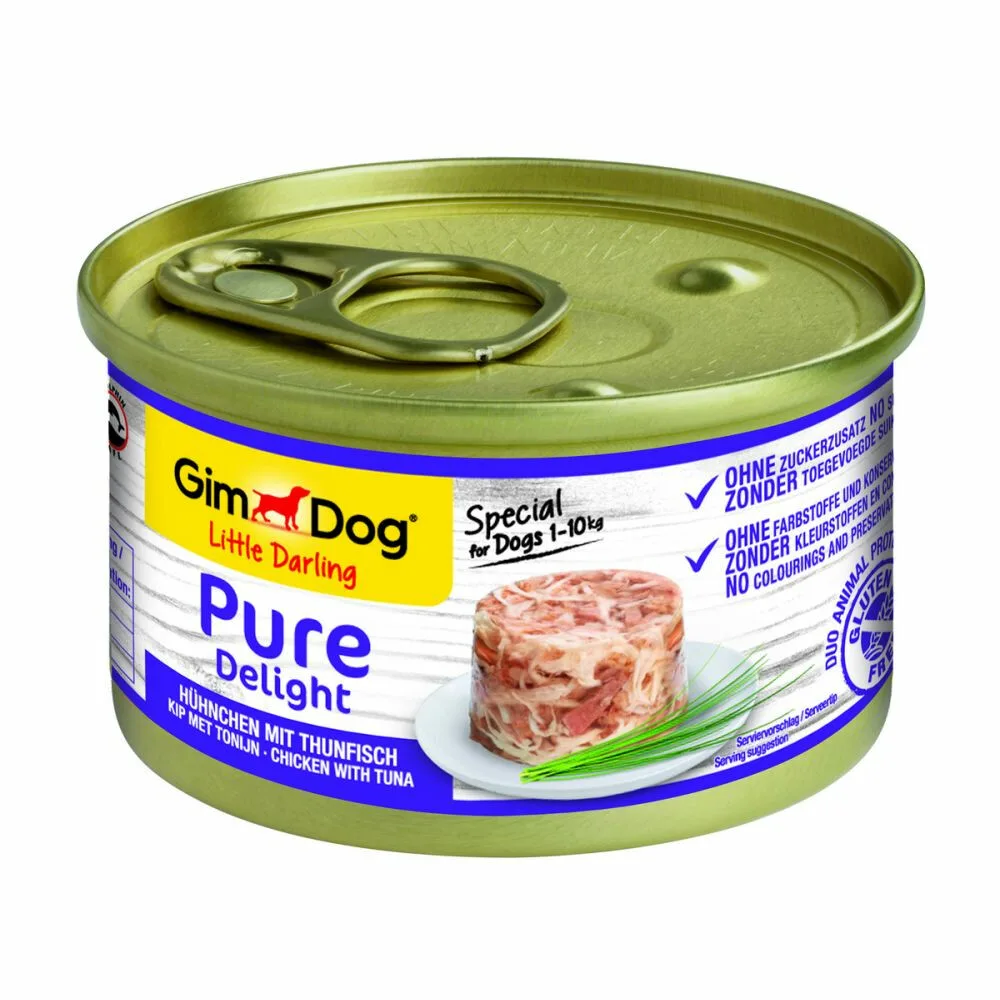 Little Darling Pure Delight Kip - Tonijn 85 gr van GimDog – productfoto