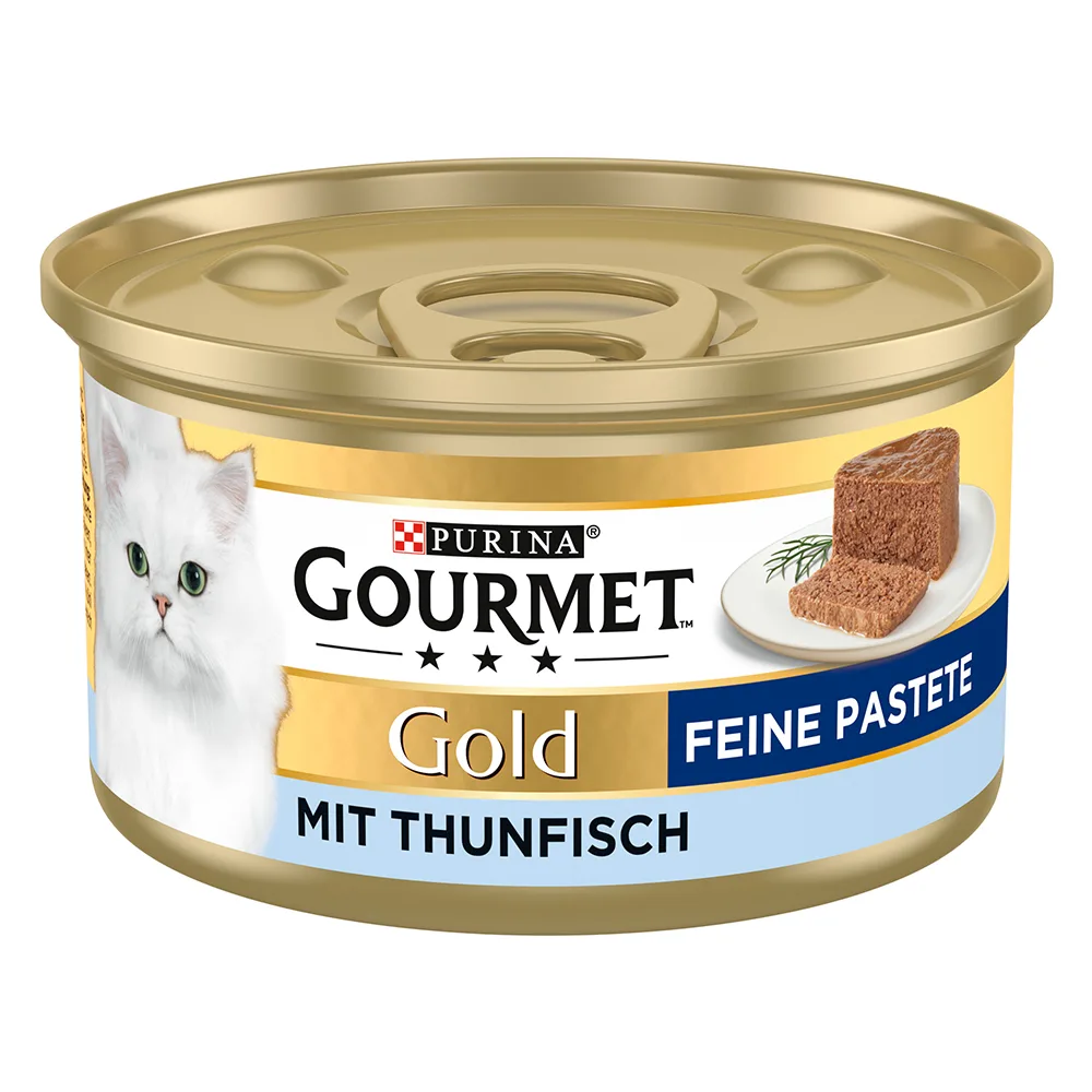 12x85g Gold Paté Tonijn Gourmet Kattenvoer van Gourmet – productfoto