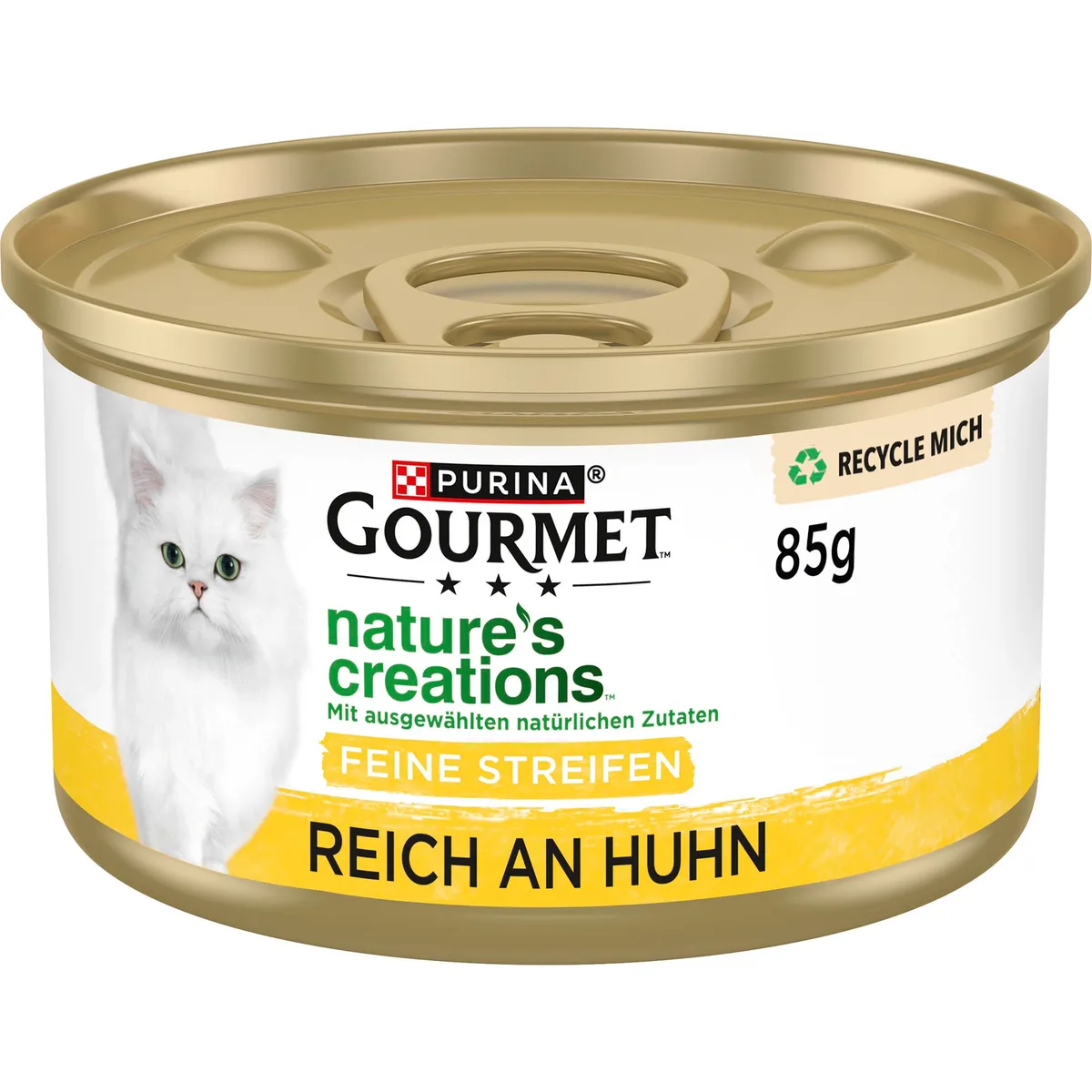 12x85g Kip, Spinazie & Tomaten Mini Filets Gourmet Nature's Creations Kattenvoer van Gourmet – productfoto