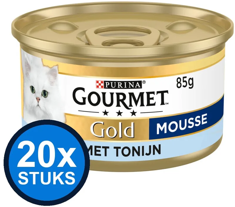 20x Gourmet - Gold Mousse Tonijn - Kattenvoer Natvoer - 85 g by Gourmet – product photo