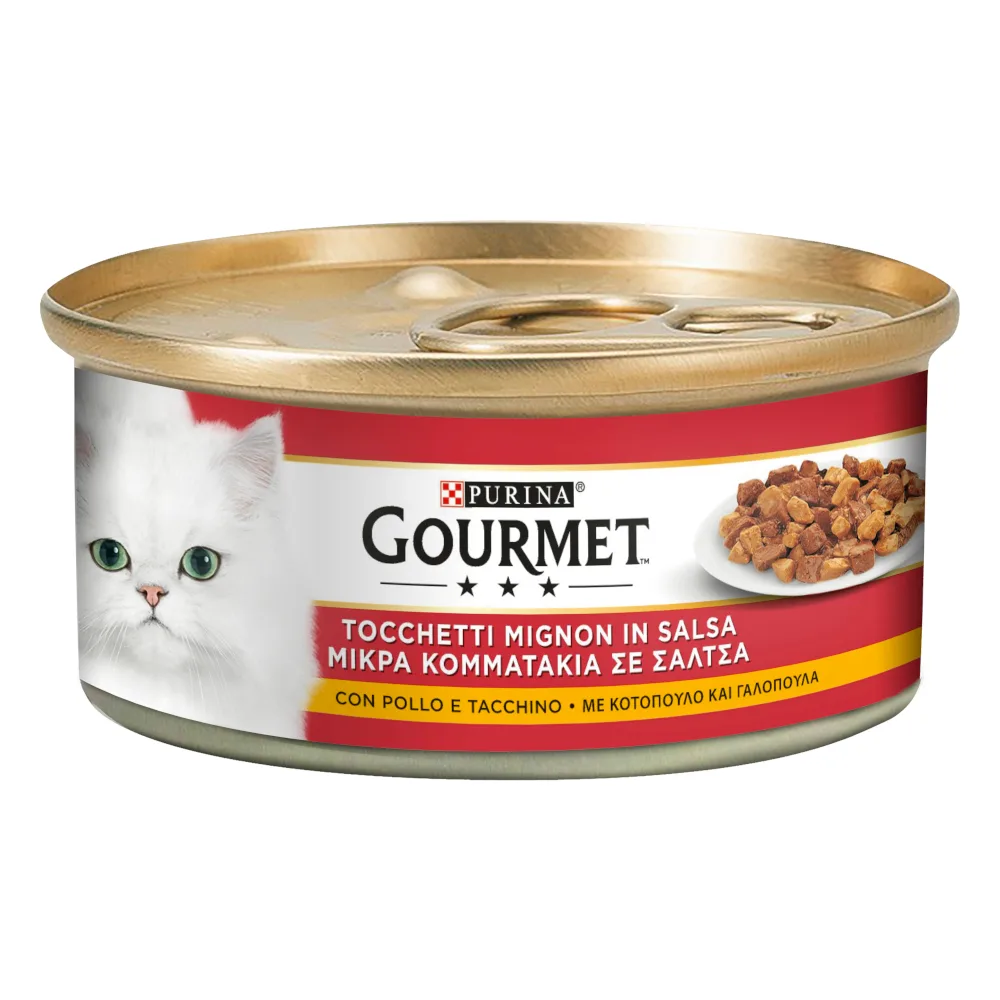 24 x 195g Gourmet natvoer voor katten Kip & Kalkoen by Gourmet – product photo