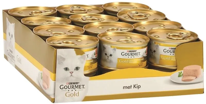 24x Gourmet Gold - Mousse Kip - Kattenvoer - 85g by Gourmet – product photo