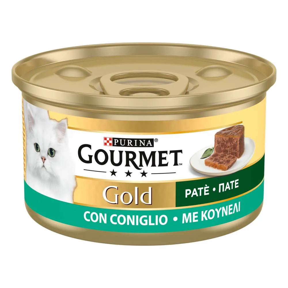 24x85g Konijn Mousse Gourmet Gold natvoer voor katten de Gourmet – photo produit