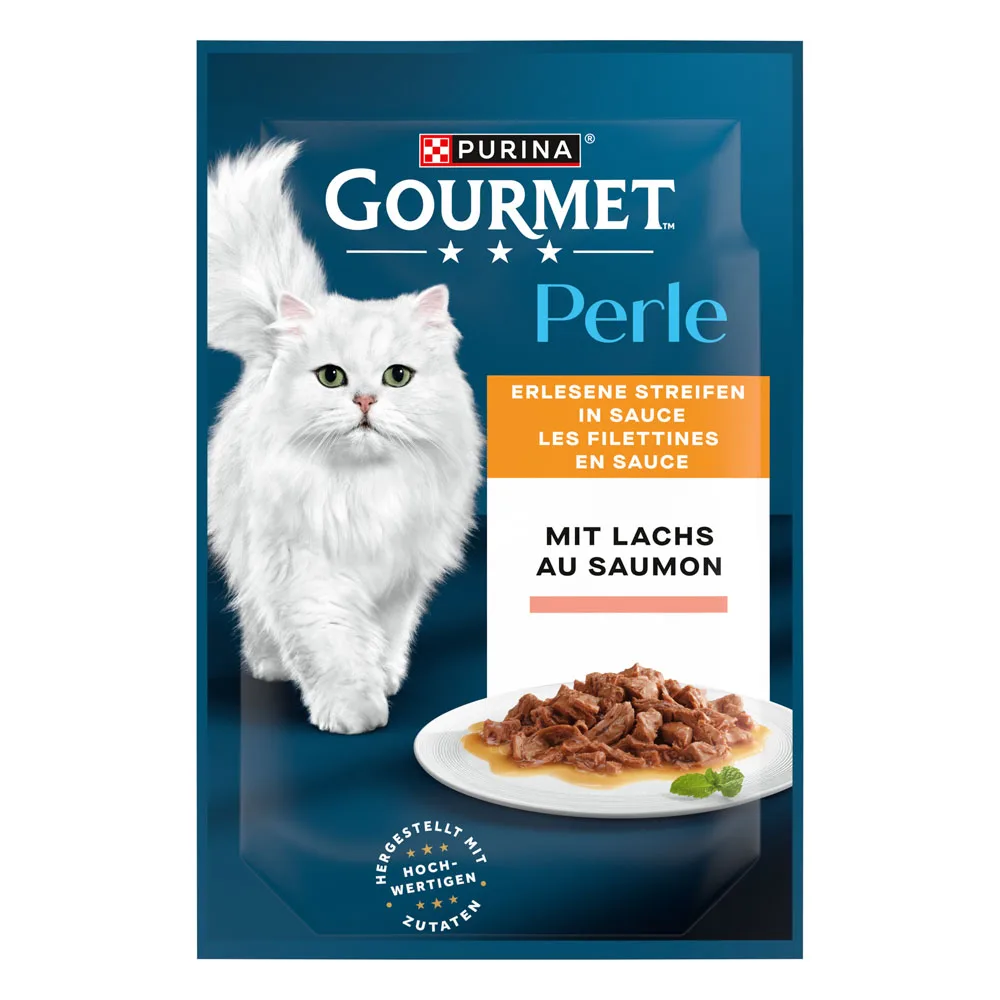 26x85g Zalm Gourmet Perle Kattenvoer van Gourmet – productfoto