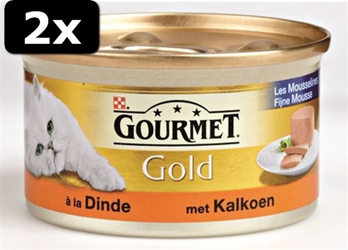 2x GOURMET GOLD MOUSSE KALK 24X85GR från Gourmet – produktbild