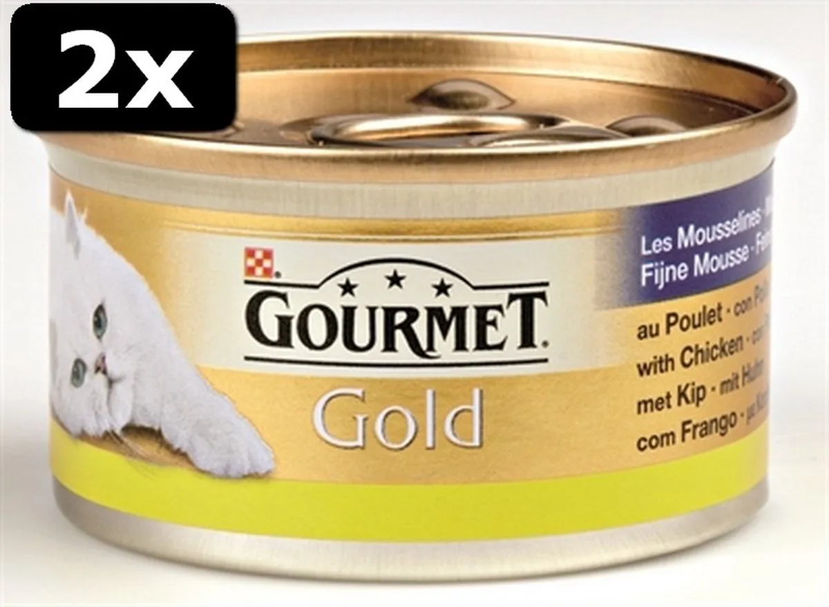 2x GOURMET GOLD MOUSSE KIP 24X85GR från Gourmet – produktbild