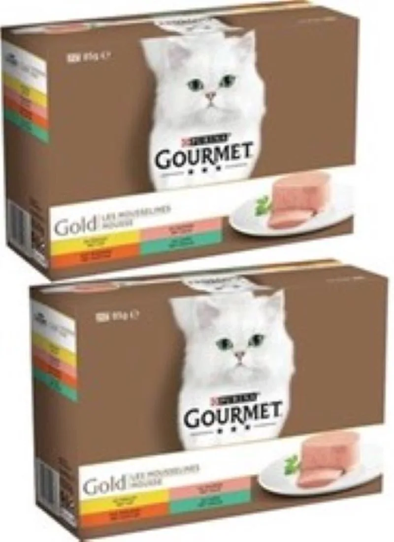 2x Gourmet Gold - Mousse Mix Multipack - Kattenvoer - 12x85g by Gourmet – product photo