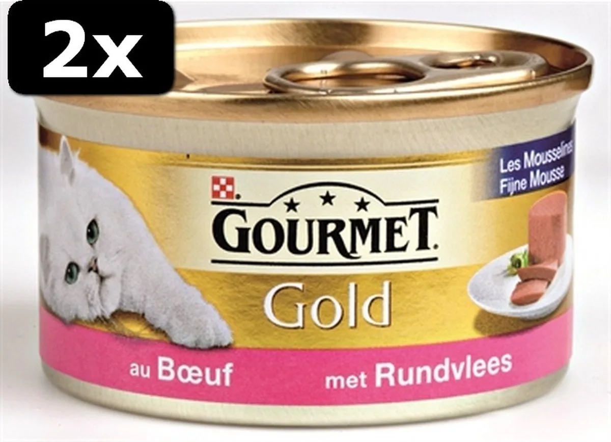 2x GOURMET GOLD MOUSSE RUND 24X85GR från Gourmet – produktbild