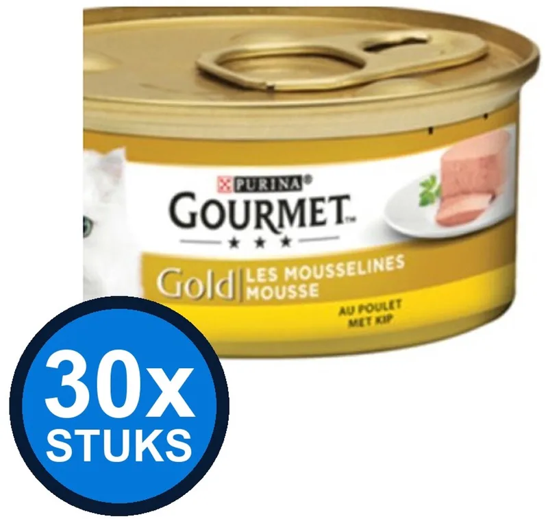 30x Gourmet - Gold Mousse Kip - Kattenvoer Natvoer - 85 g by Gourmet – product photo