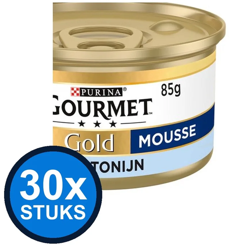 30x Gourmet - Gold Mousse Tonijn - Kattenvoer Natvoer - 85 g von Gourmet – Produktfoto