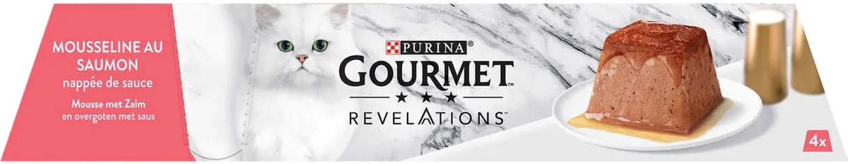 3x Gourmet Revelations - Mousse met Zalm (4x57g) från Gourmet – produktbild
