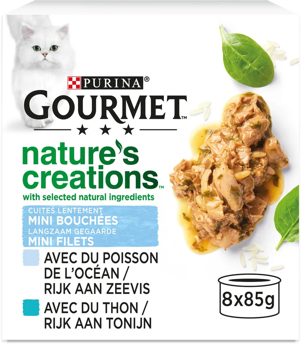 6x Gourmet Nature's Creations Zeevis 8 x 85 gr van Gourmet – productfoto