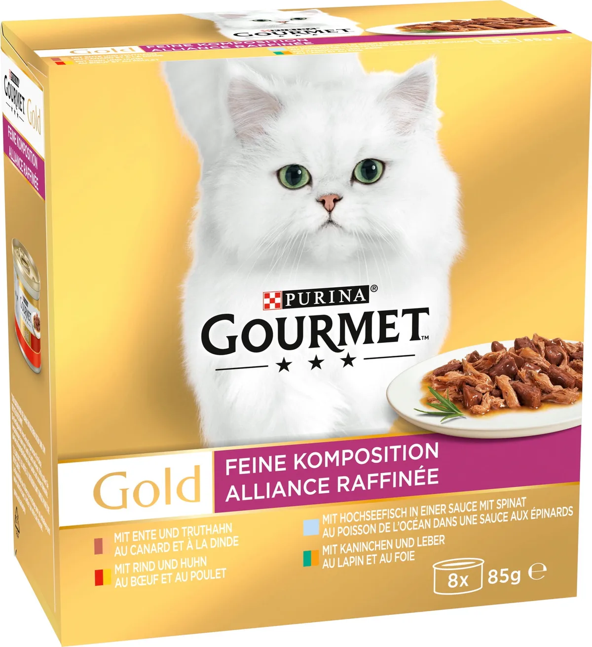Gold Feine Komposition 8x85g - 680 g de Gourmet – photo produit