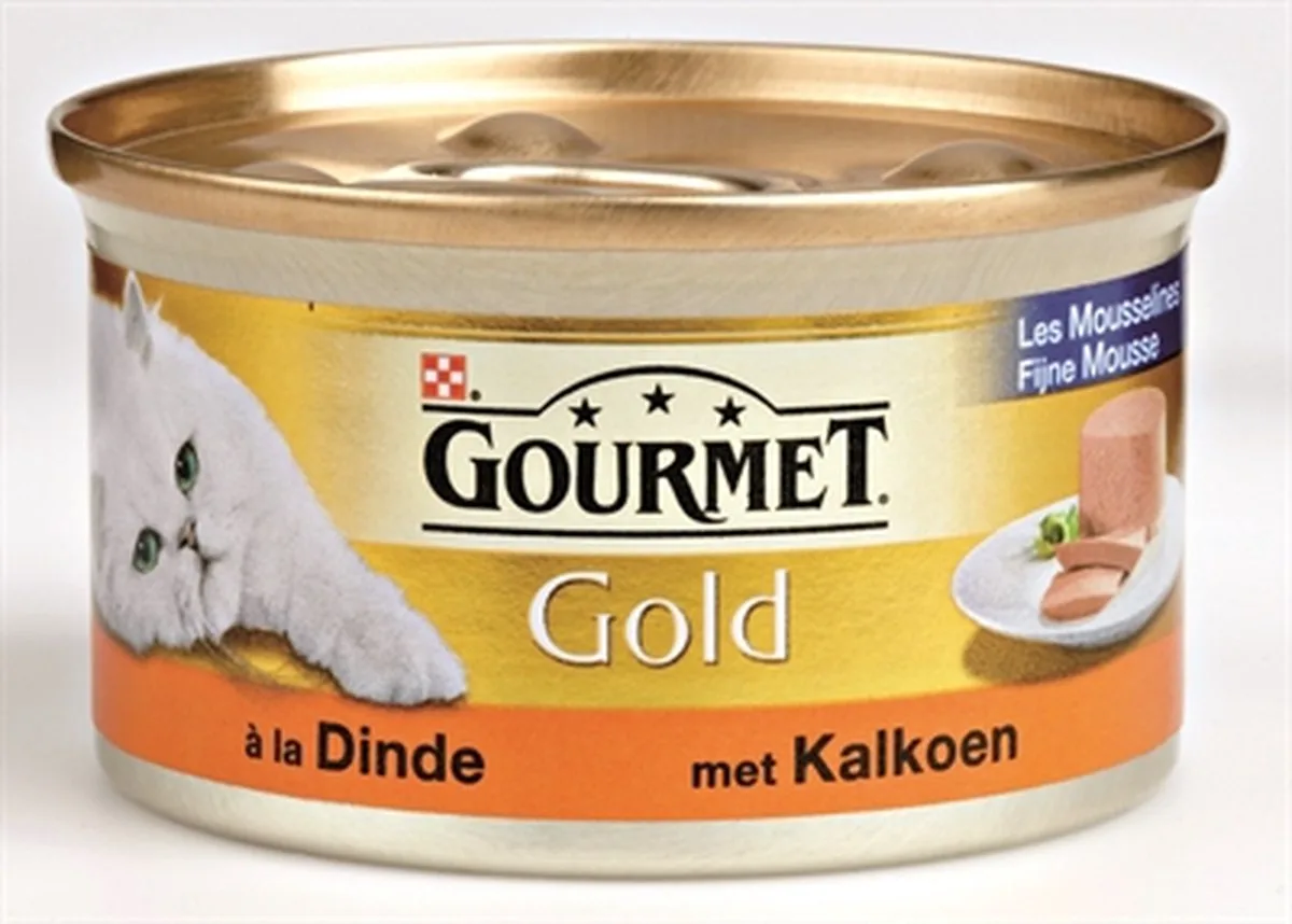 gold fijne mousse kalkoen (24X85 GR) fra Gourmet – produktbillede