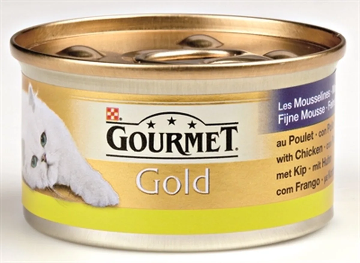 gold fijne mousse kip (24X85 GR) fra Gourmet – produktbillede