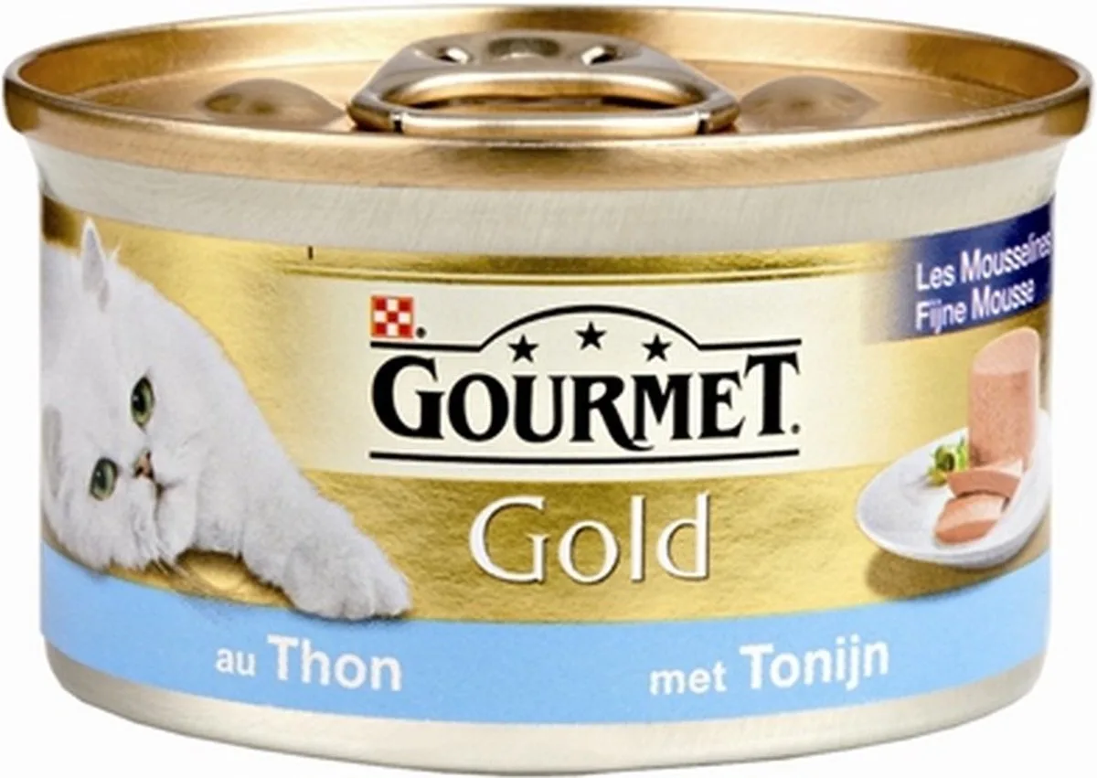 gold fijne mousse tonijn (24X85 GR) de Gourmet – photo produit