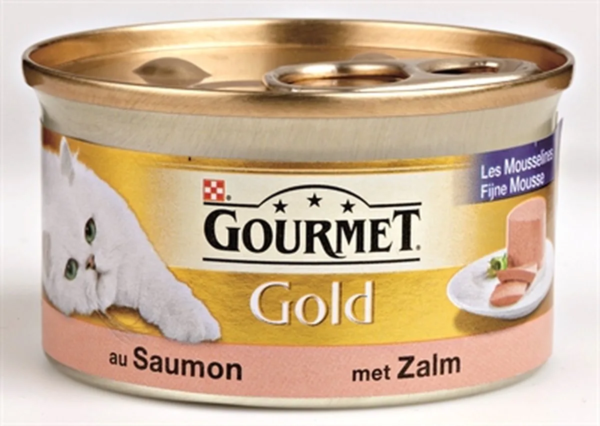 gold fijne mousse zalm (24X85 GR) van Gourmet – productfoto