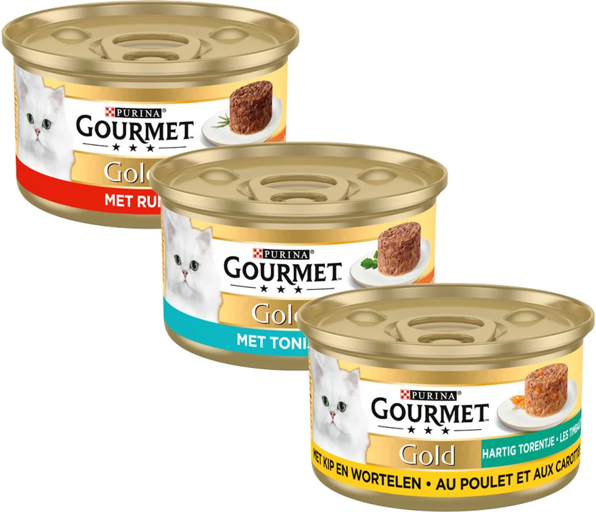 Gold Hartig Torentje - Tonijn - 48 x 85 g de Gourmet – photo produit