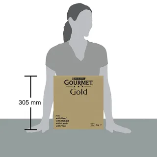 Gold Mousse - Kattenvoer Natvoer - Konijn Rund Kalf & Lam - 96 x 85 g by Gourmet – product photo 3 of 4