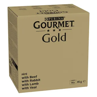 Gold Mousse - Kattenvoer Natvoer - Konijn Rund Kalf & Lam - 96 x 85 g by Gourmet – product photo 2 of 4