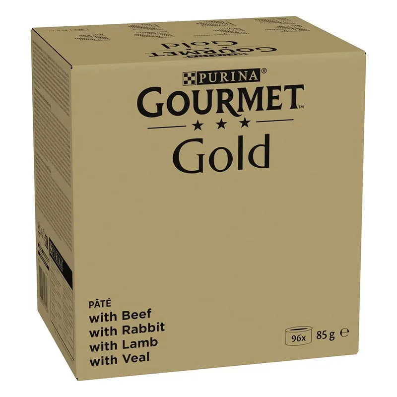 Gold Mousse - Kattenvoer Natvoer - Konijn Rund Kalf & Lam - 96 x 85 g by Gourmet – product photo 2 of 4