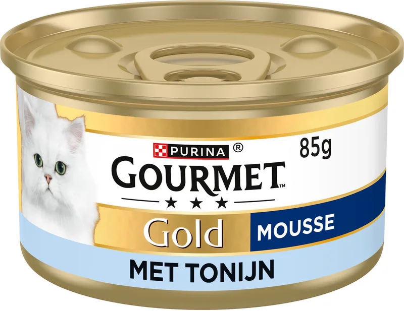 Gold Mousse - Kattenvoer Natvoer - Tonijn - 24 x 85 g de Gourmet – photo produit