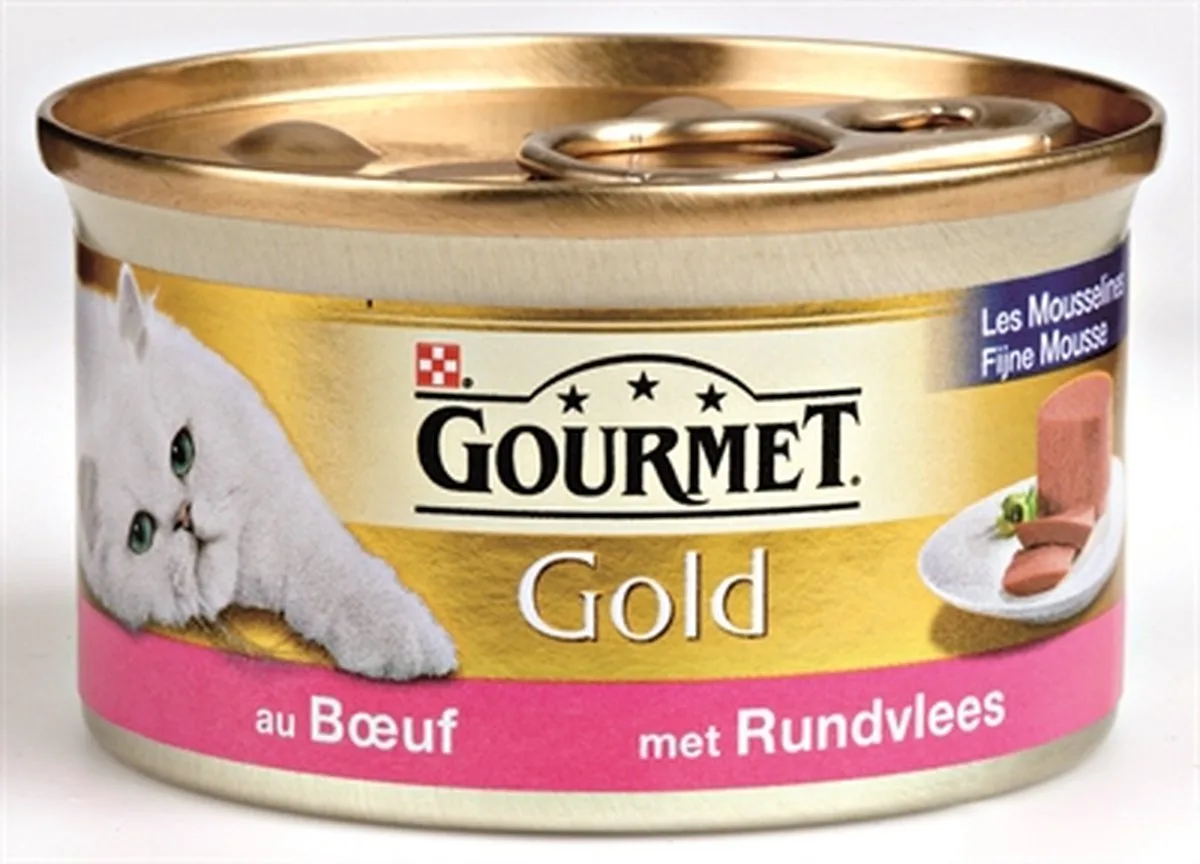 GOLD MOUSSE RUND 24X85GR von Gourmet – Produktfoto