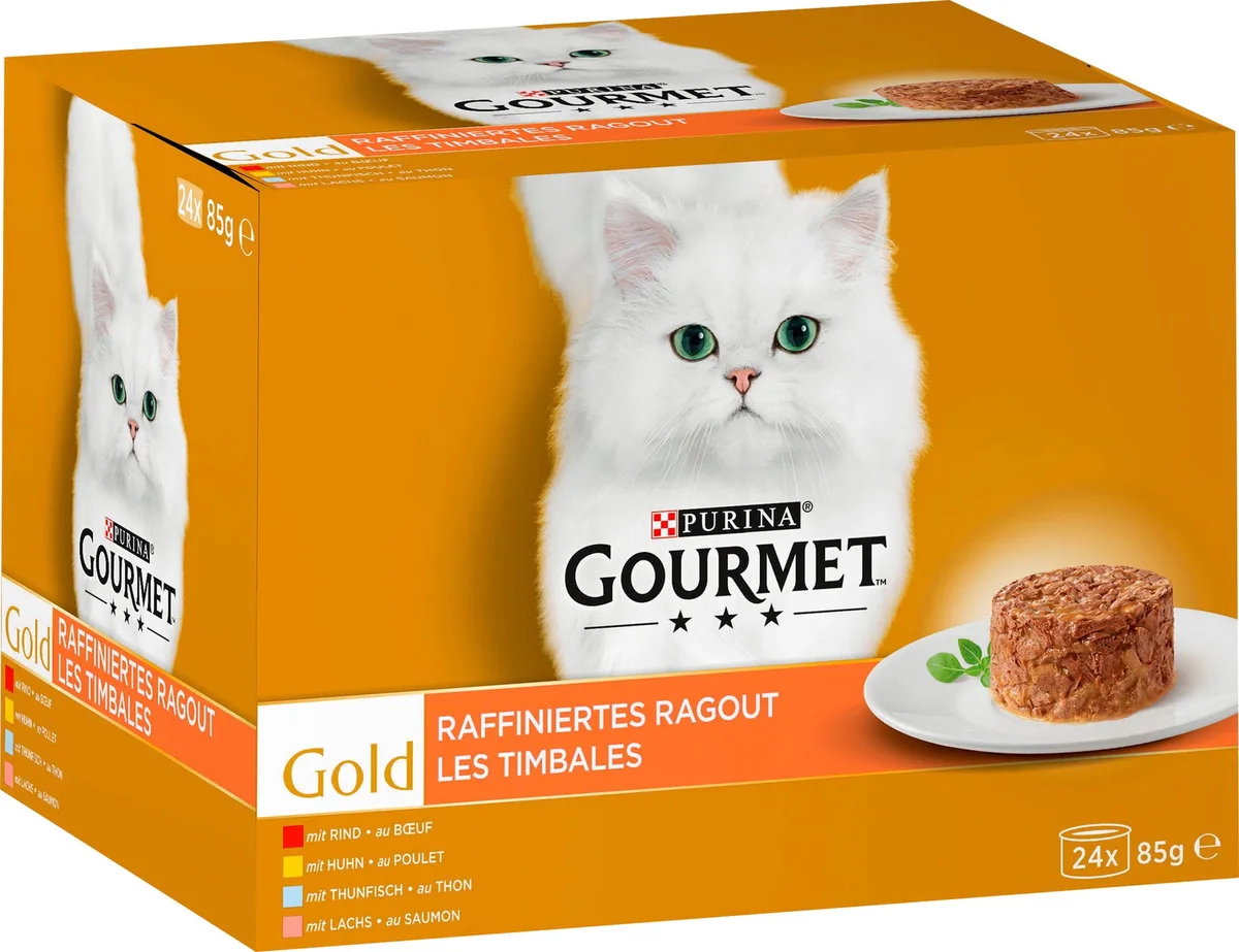 Gold Raffiniertes Ragout 24x85g - 2.040 g by Gourmet – product photo