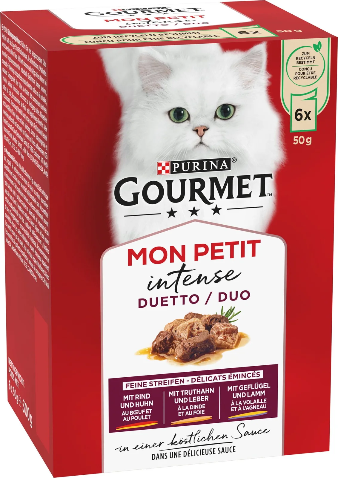 Mon Petit Duetti Mix Fleisch 6x50g - 300 g von Gourmet – Produktfoto