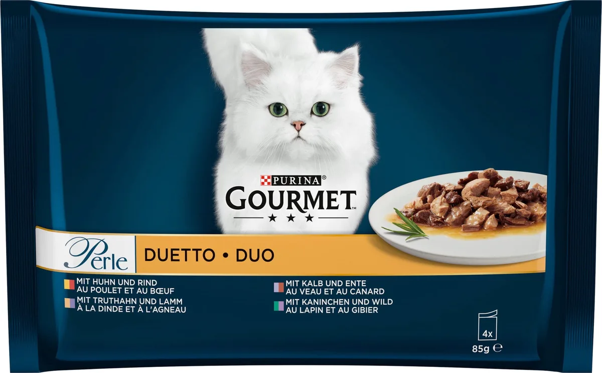 Perle Duetto di Carne 4x85g - 340 g von Gourmet – Produktfoto