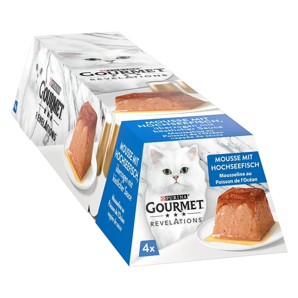Revelations Mousse Kattenvoer - 4 x 57 g Meeresfisch van Gourmet – productfoto