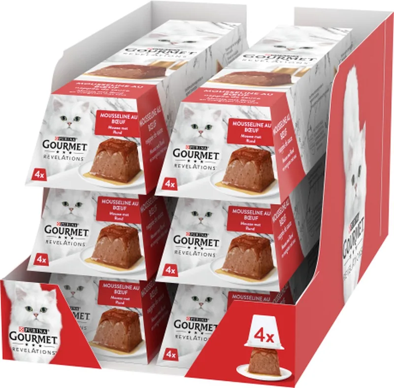 Revelations Mousse - Kattenvoer Natvoer - Rund - 24 x 57 g von Gourmet – Produktfoto